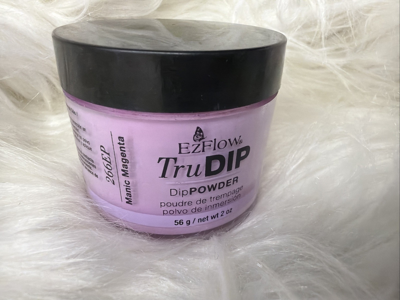 EzFlow TruDIP Colored Acrylic Dip Powder 2oz/56g Manic Magenta