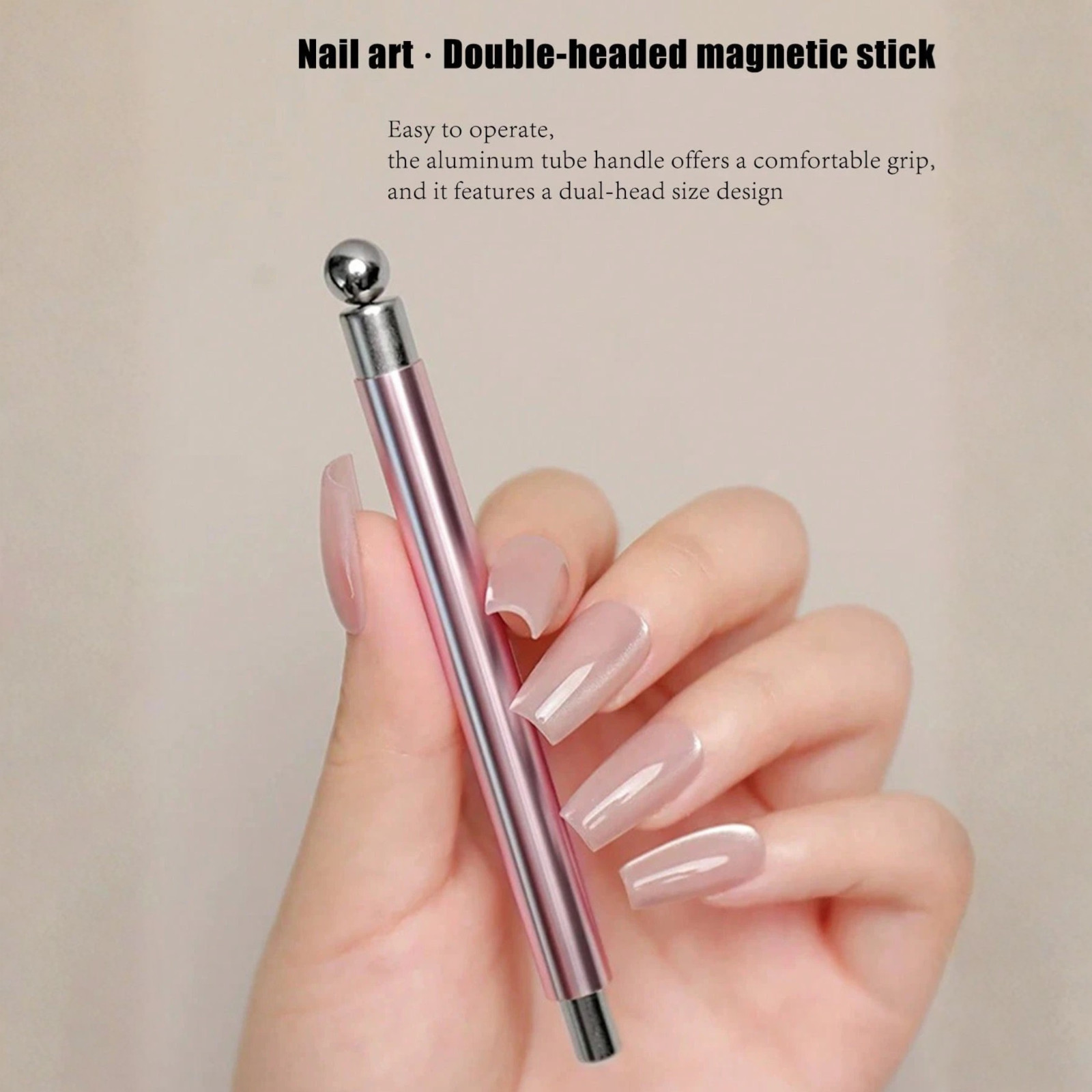 2in1 Nail Magnetic Stick Cat Eye Magnetic Nail Art Tool For Gel Nail Art Design