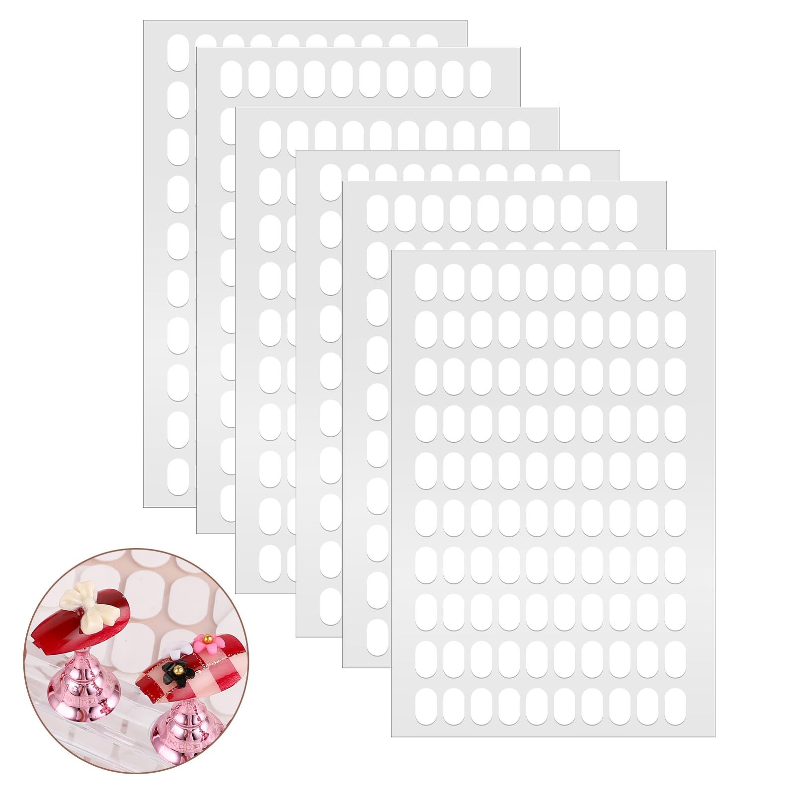 Nail Adhesive Tabs, Sticky Tab for Press On Nails, Waterproof Stickers