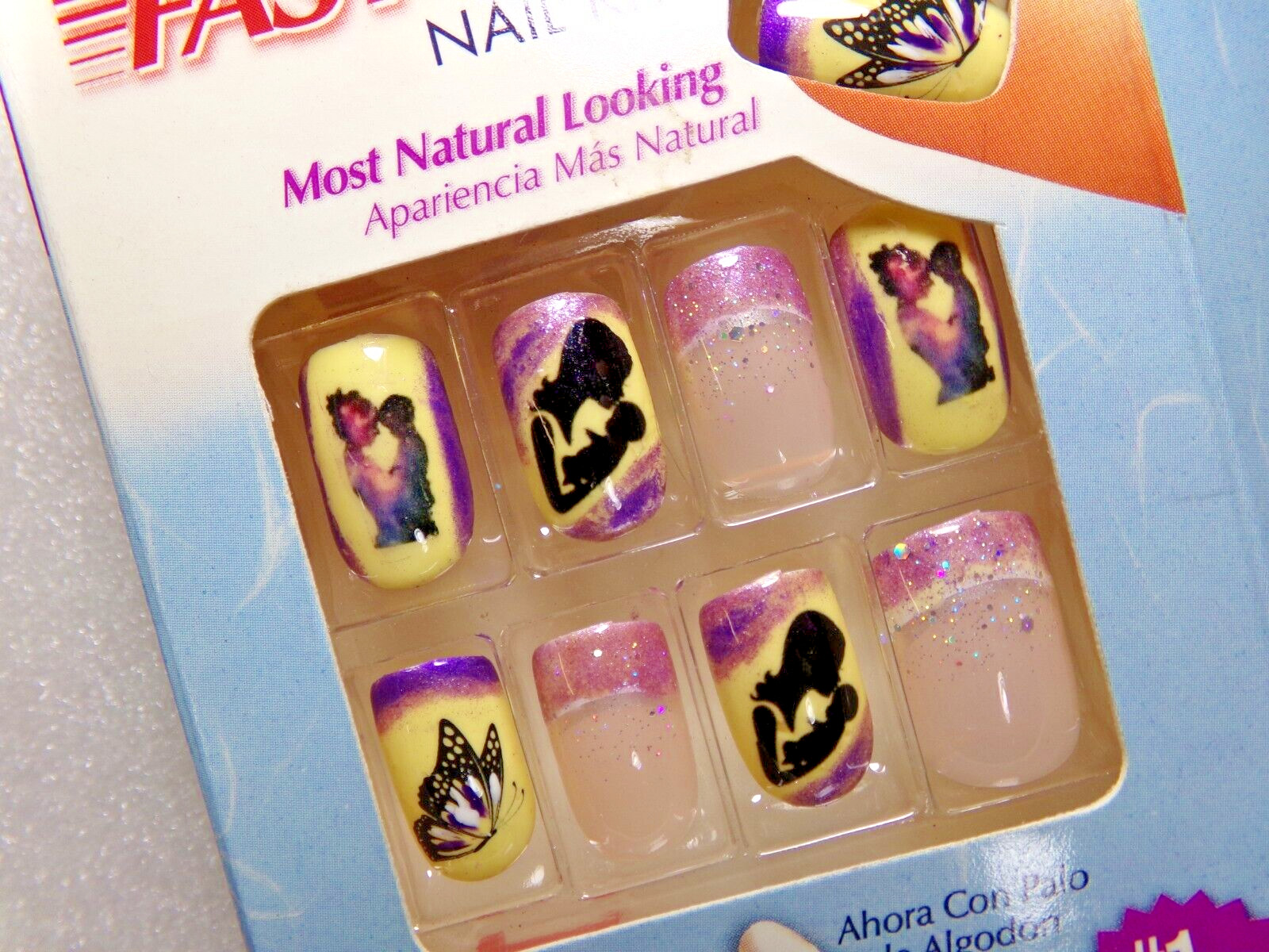 Broadway GLUE ON Medium Yellow & Purple with Mother’s Day design