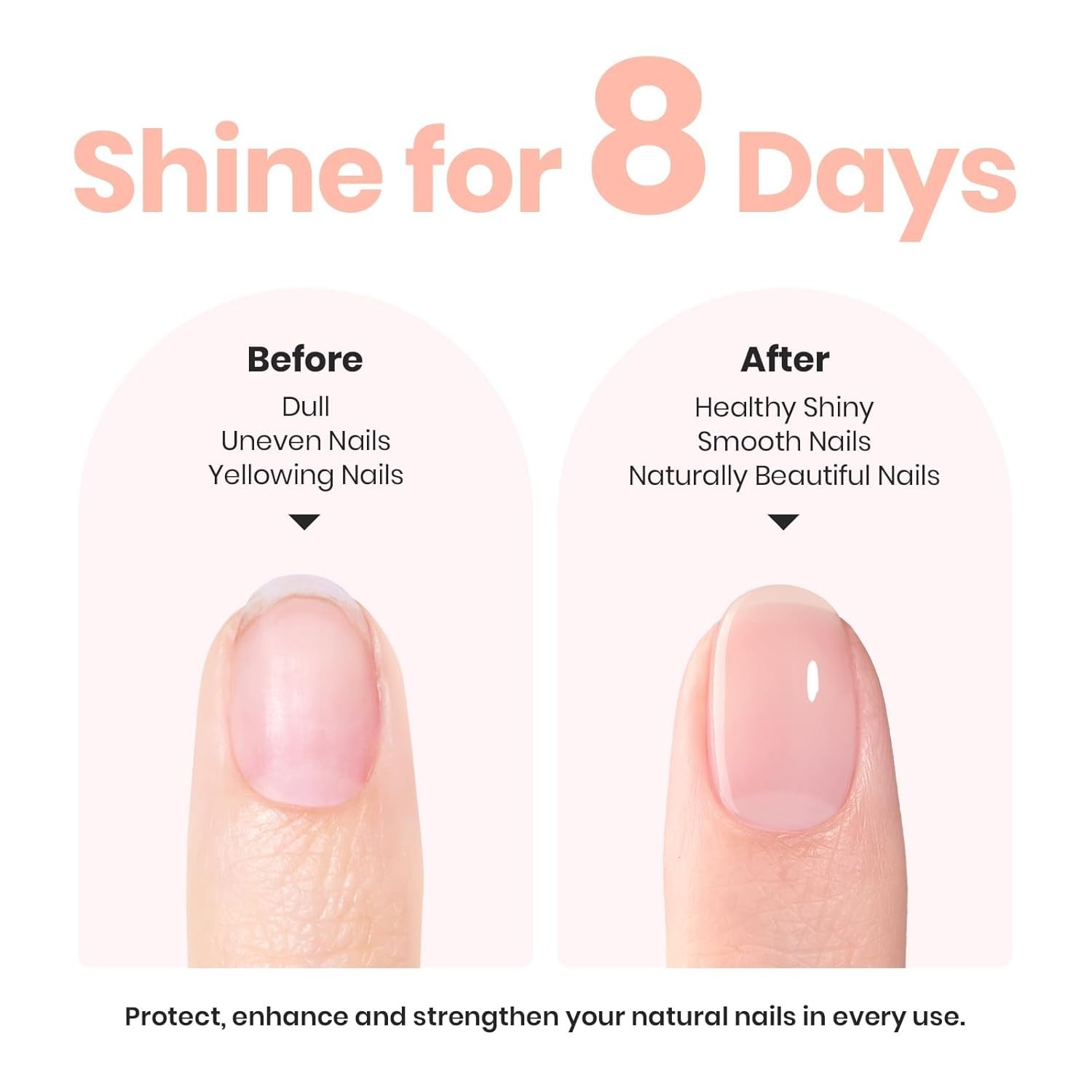 Beetles Nude Pink Jelly Nail Polish Strengthener Concealer Fast Dry 0.51oz