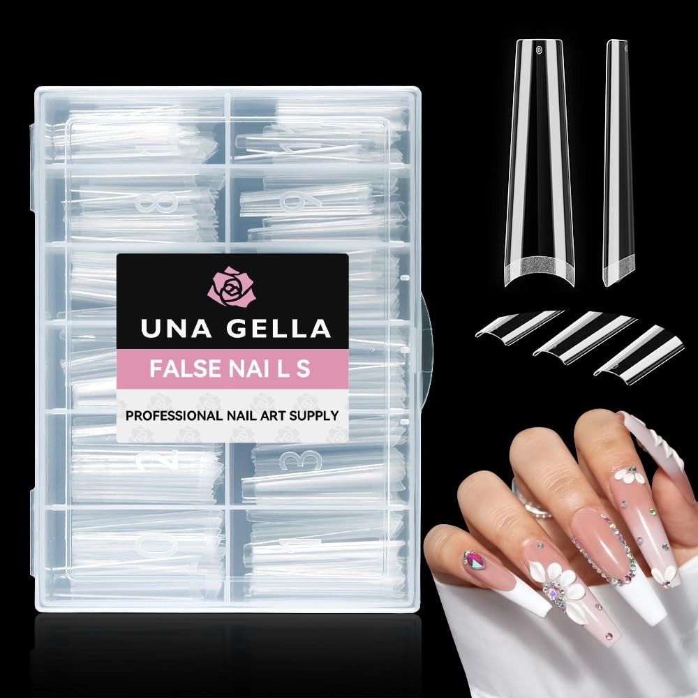 UNA GELLA No Lamp Needed Nail Glue for Press Ons 10ml 2pcs Super Strong