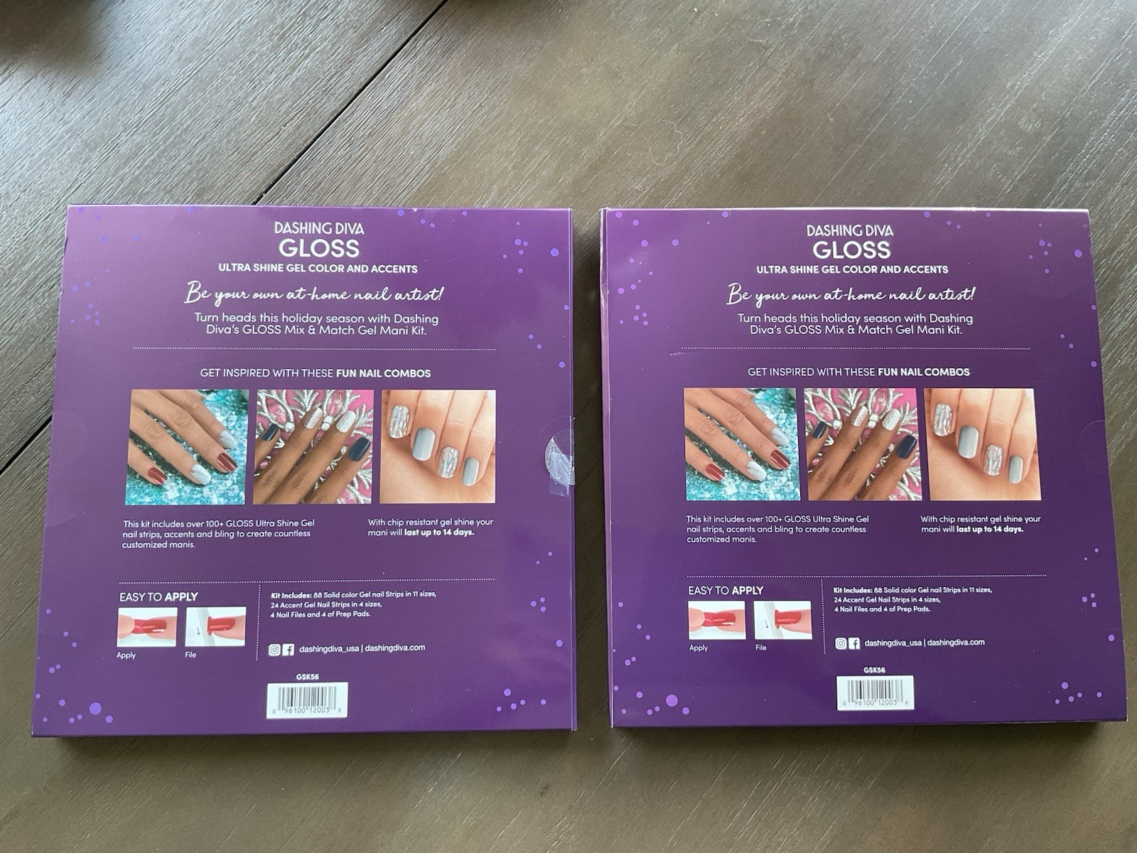 Dashing Diva Gloss Mix & Match Gel Mani Kit NIB & Additional Box W/ Nail Strips