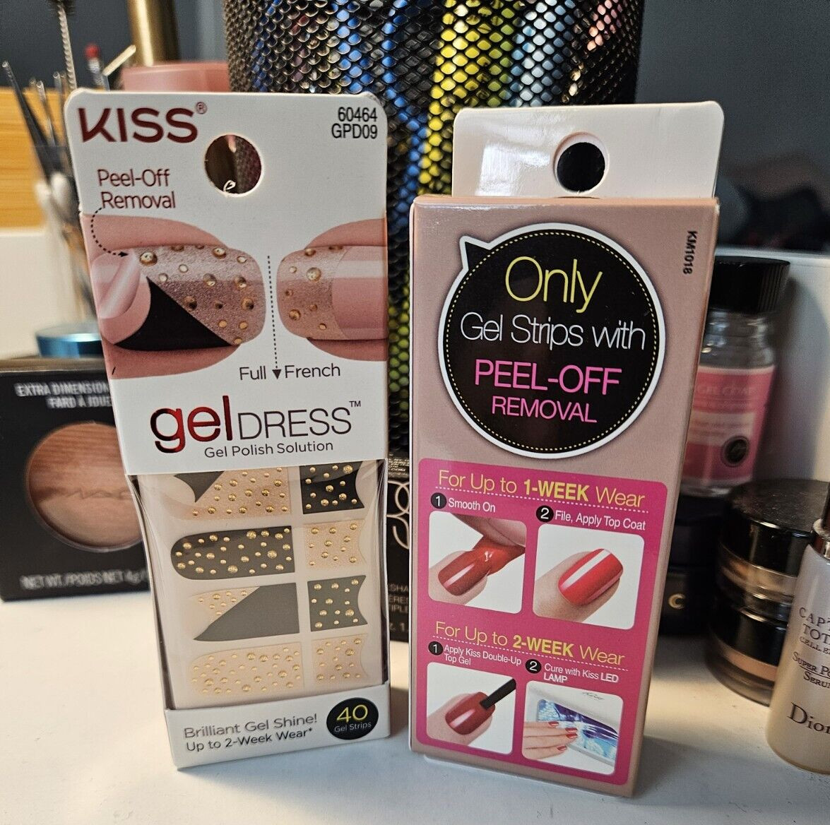 KISS Gel Dress Gel Polish Solution 40 Gel Strips #60464 SWEET MELODY