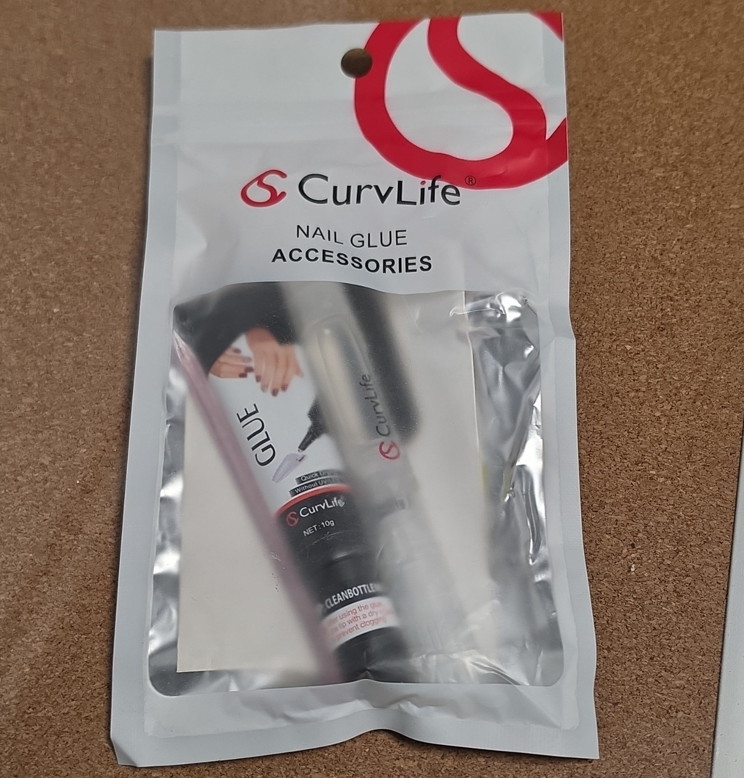 CurvLife Nail Remover Click & Remove Pen, Easy Cleaning, White/Transparent
