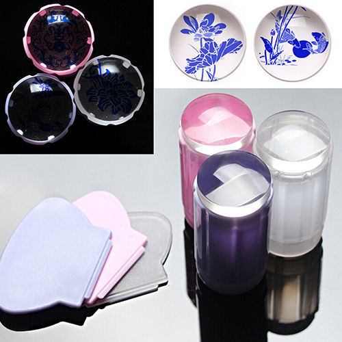 Nail Art Stamper Stamp Scraper Set Polish Stamping Image Plate Manicure Tools