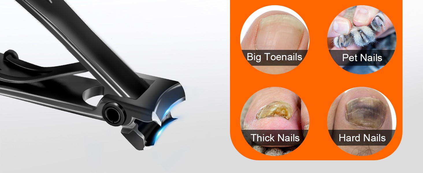 Toe Nail Clippers for Men, Toenail Clippers for Thi Nails for Seniors,