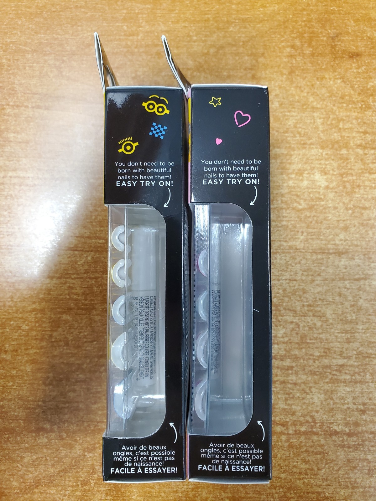 2 Pk: Sally Hansen x Despicable Me 4 Perfect Mani Press On Nails (7425/7432) D3