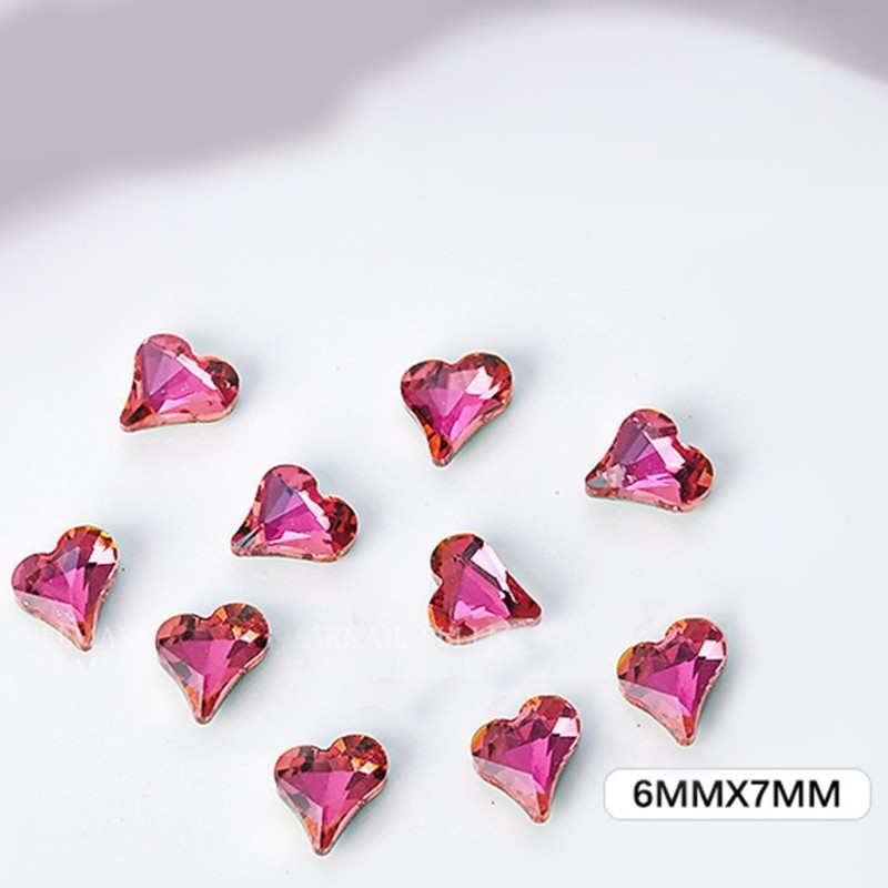 10Pieces Mixed Crystal Hybrid Diamond Rhinestones Nail Art Decorations Manicure