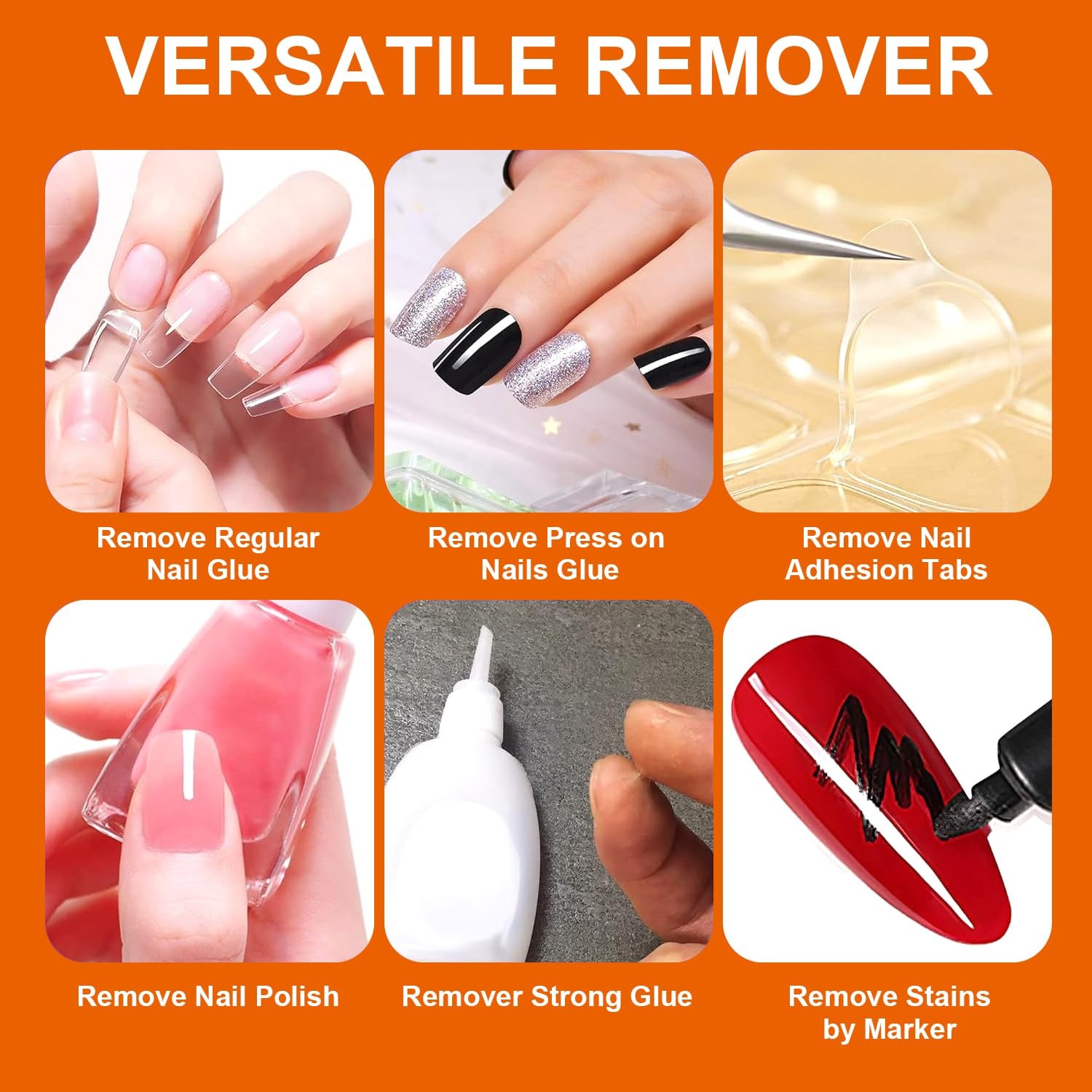 YTRUNS Nail Glue Remover for Press on – 10ML 1 Count (Pack of 1), White