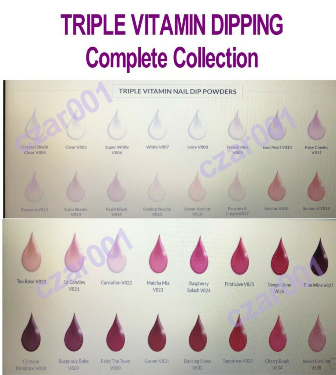 Triple Vitamin Dipping Dip Powder 2oz/56g ~**NEW** COMPLETE LINE- *U PICK*