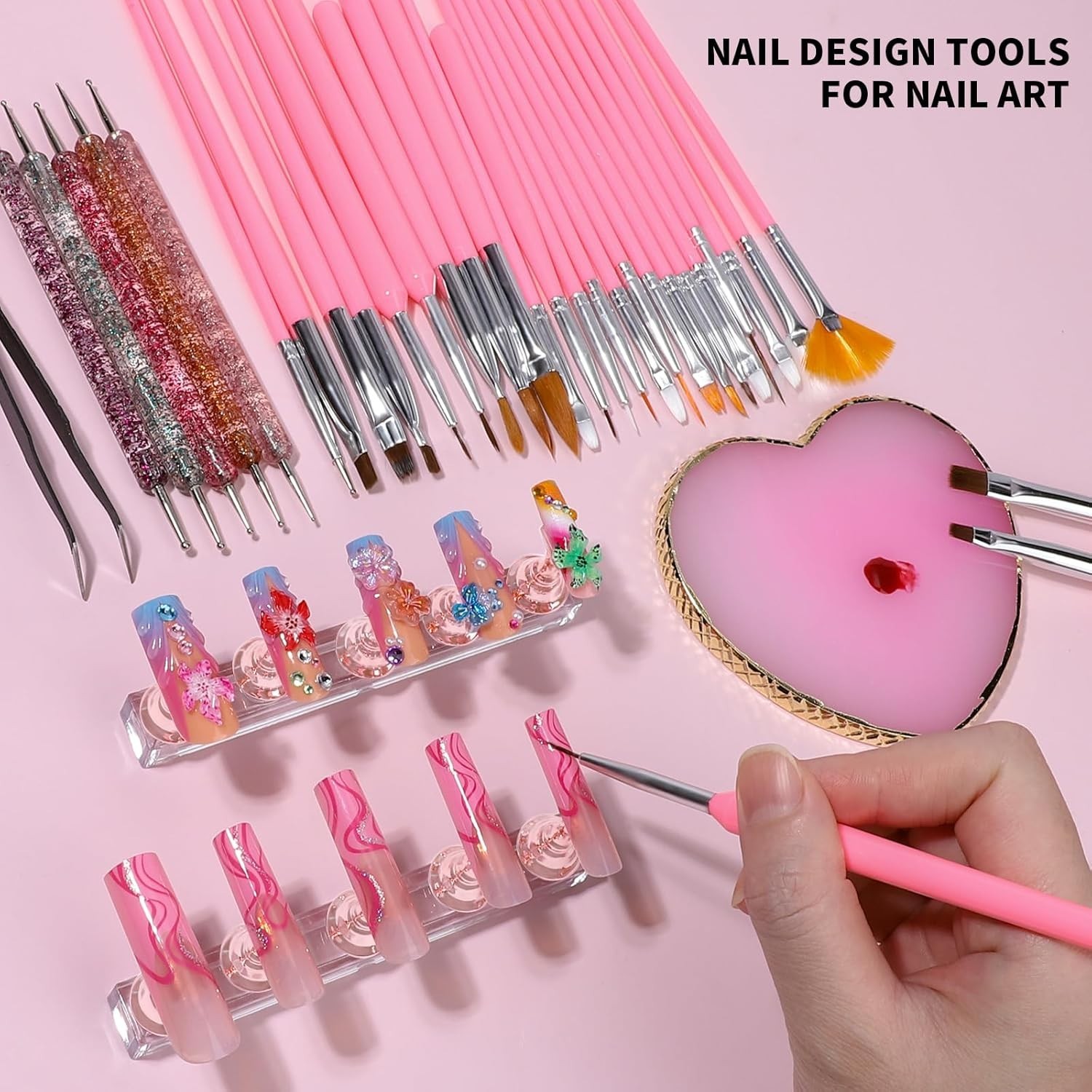 Nail Art Tools, Nail Design Tools, Nail Art Brushes, Nail Brushes For Nail Ar…