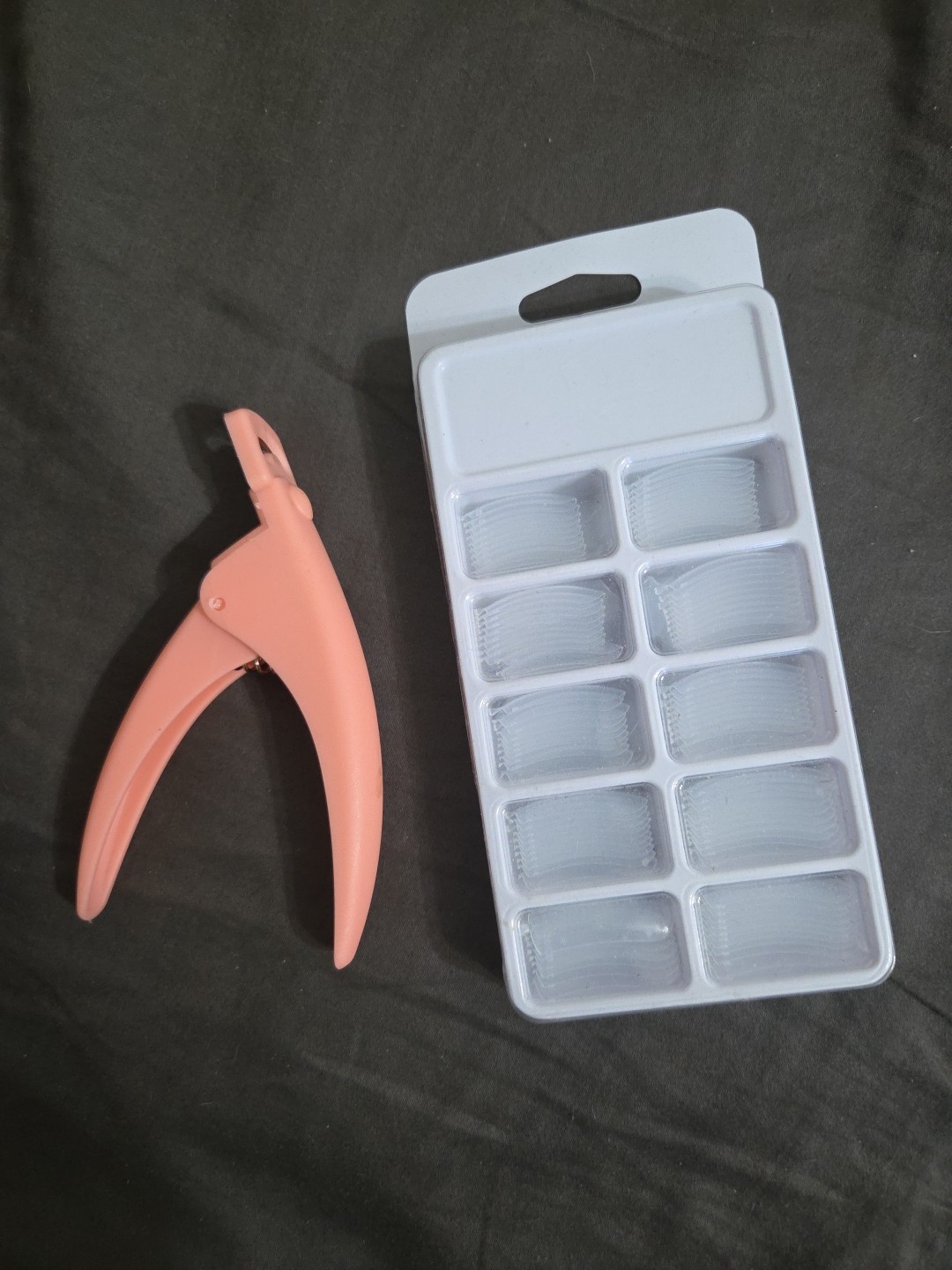 GEL TIPS Nail Extension Full Cover Natural Coffin Square