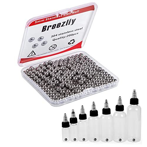 200 Pcs Paint Mixing Balls Stainless Steel Mixing Agitator Balls For Mixing Mode