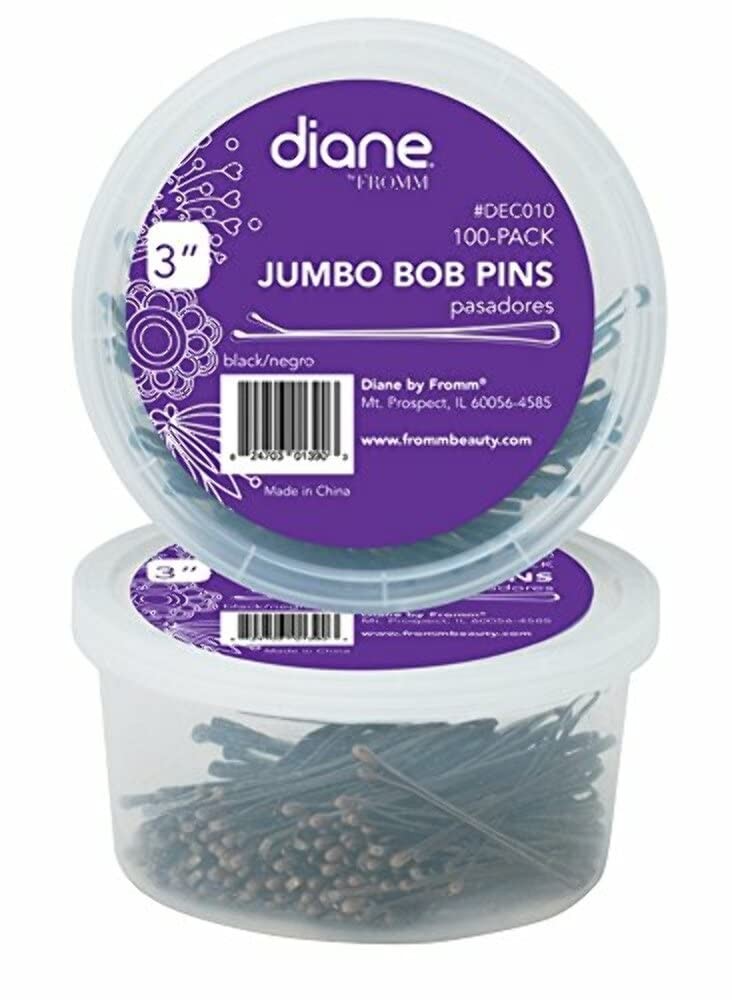 Diane Extra-Jumbo Bobby Pins 1 count (Pack of 1), Black