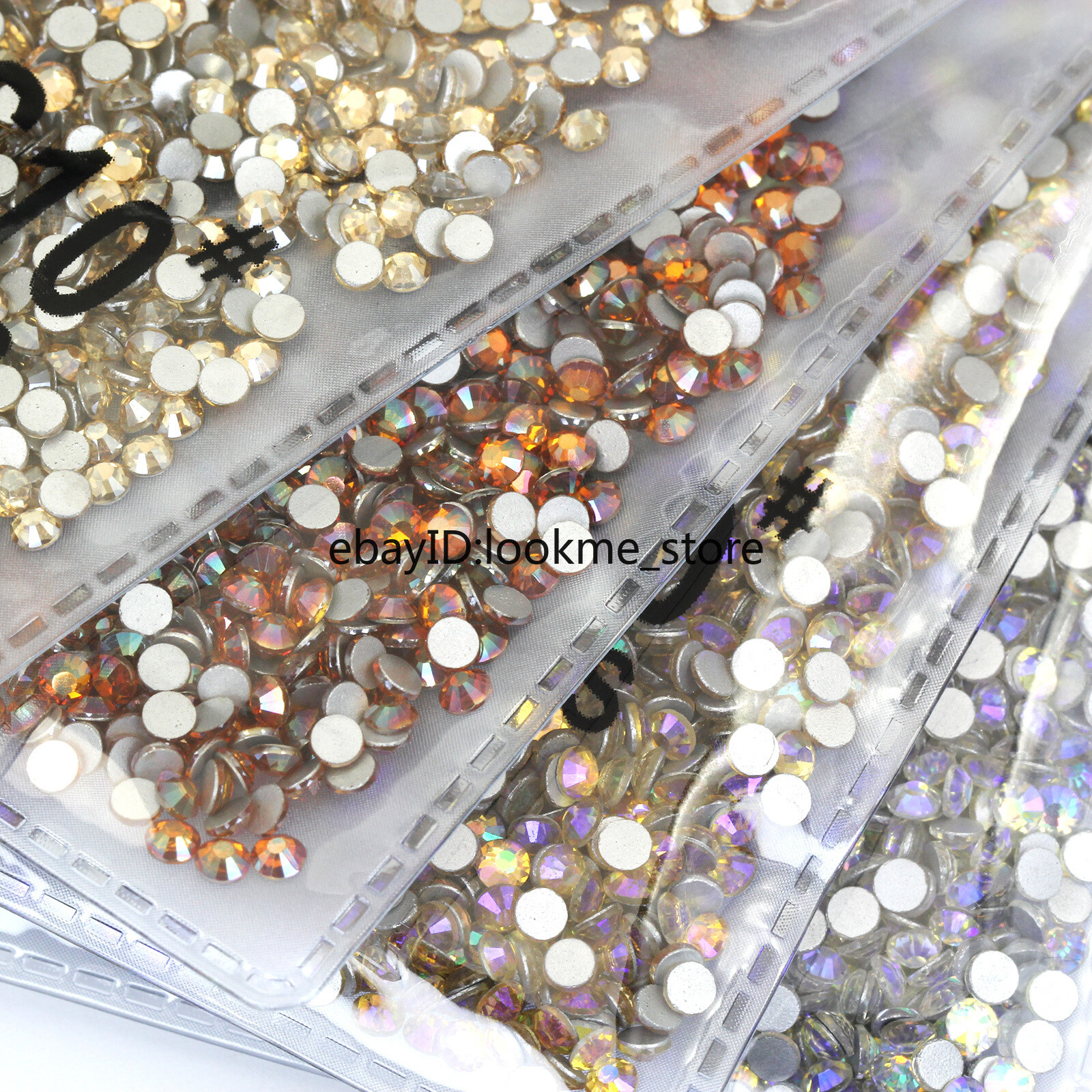 1440p 2.8mm (ss10) Crystal Glass Rhinestones Flatback Gems Nail Art Crafts Decor