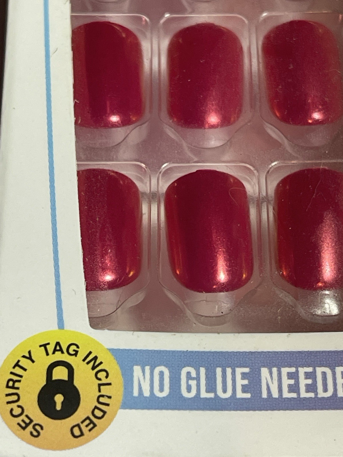 Kiss imPRESS Color FX press-on nails shade metallic red