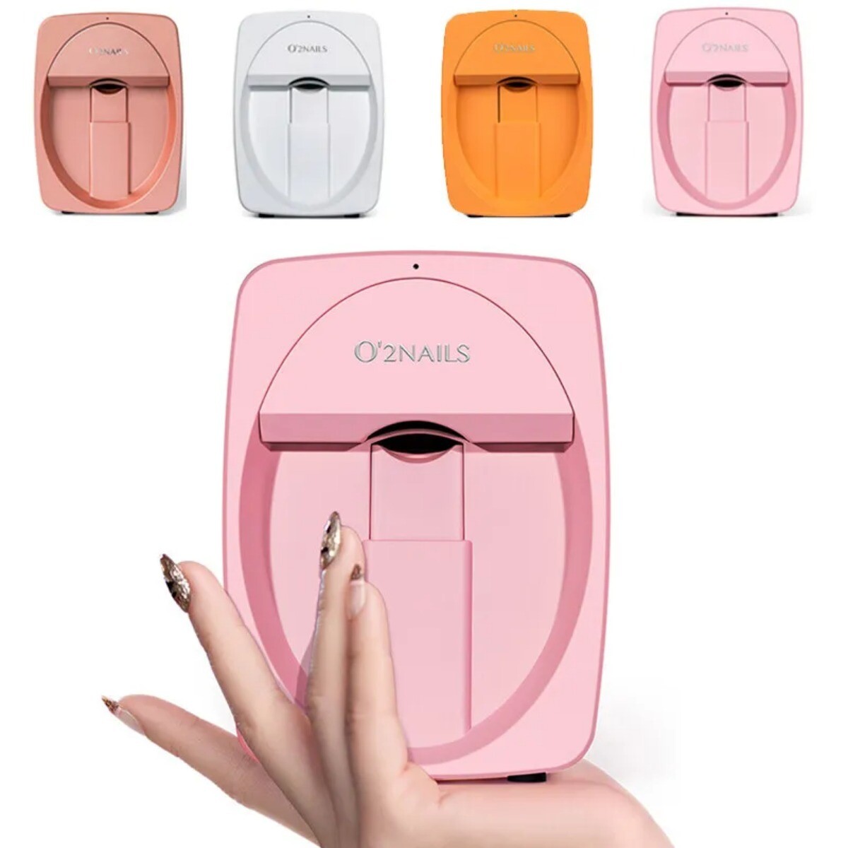 O’2NAILS Portable Nail Printer Mobile APP DIY Nail Art Printing Machine Home Use