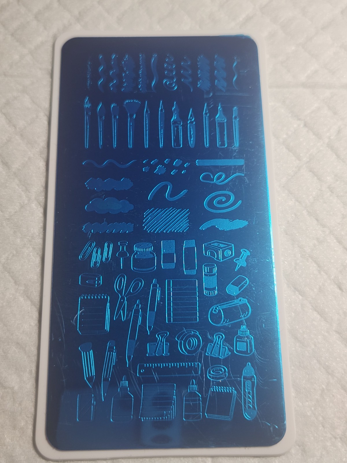 Nail Stamping Plate – School, Teacher, Art – RXT-21 – new