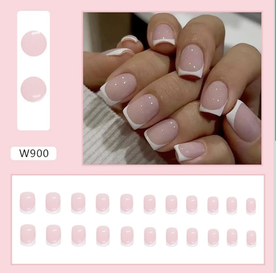 Short Square Medium, Ombre Brown, Nude Pink, Tortoise Shell, White, Gold
