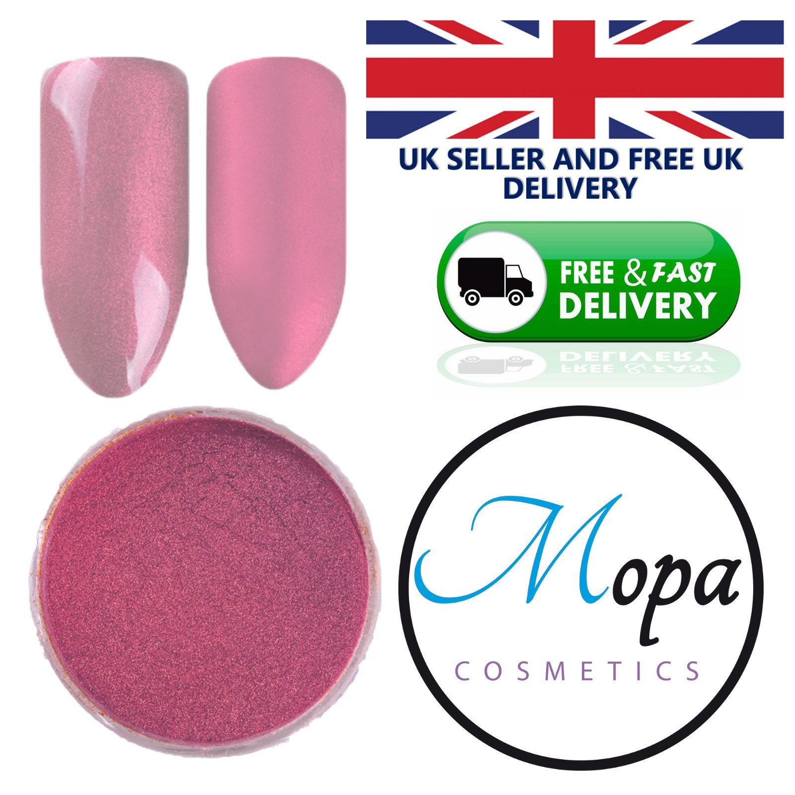 Chrome Powder Pigments Pearl Nails Nail Art Crystal Shiny Dust Mica Mettalic UK