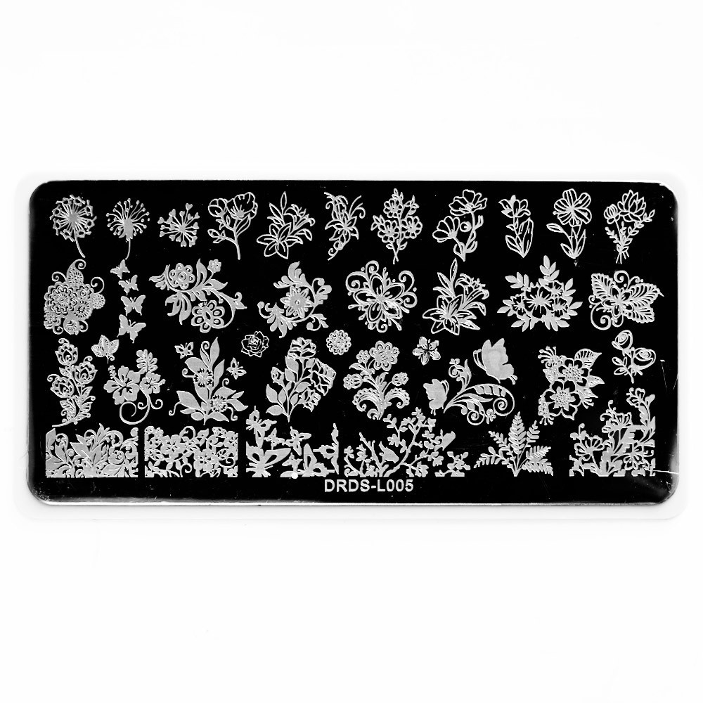 1Pc Nail Art Stamp Plate Geometric Line DIY Stamping Image Plate 6*12CM Nail Sta