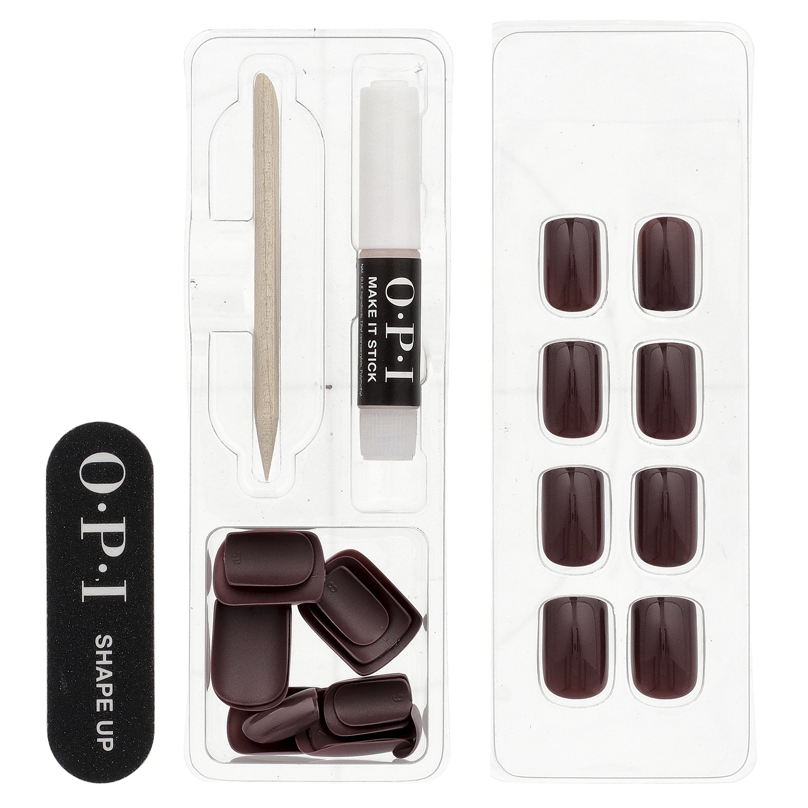 On Point, Instant Press-On Mani, Short Length, You Don’t Know Jacques!, 27 Piece
