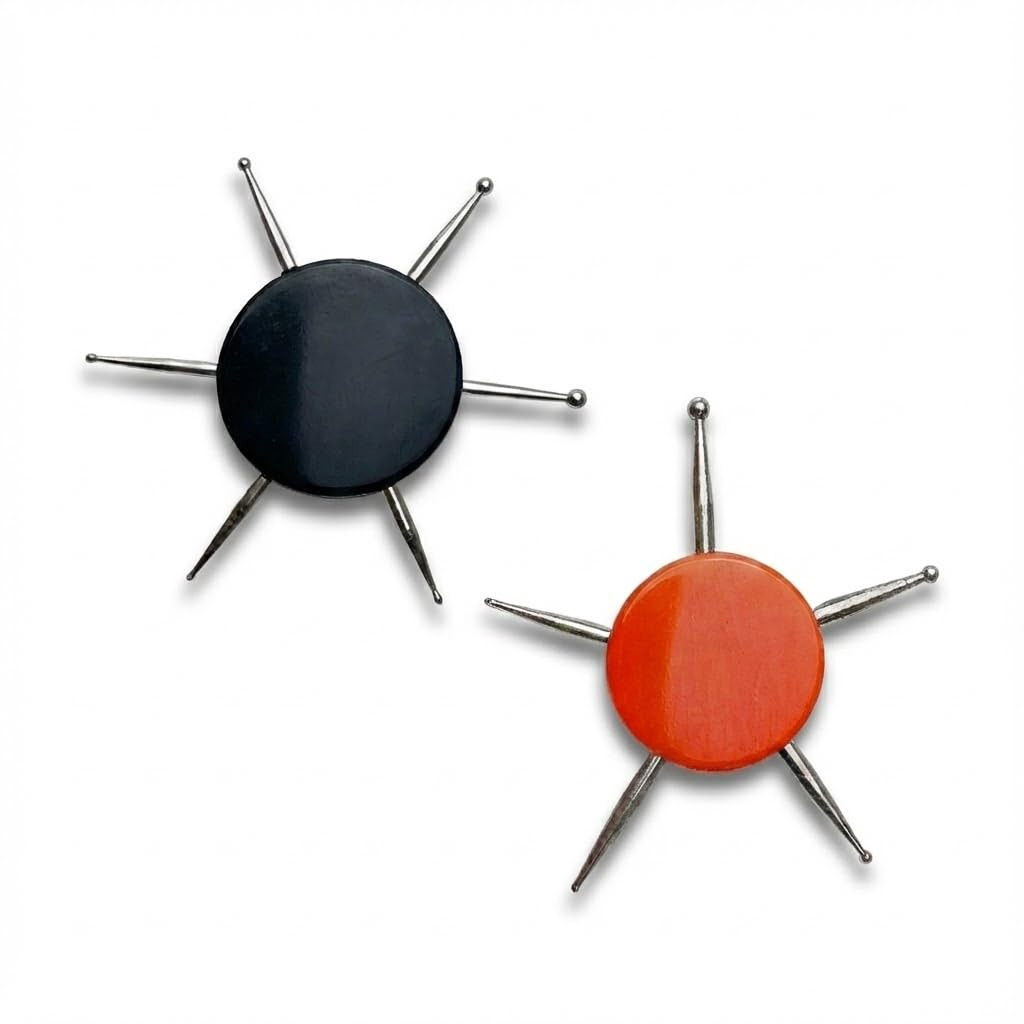 2Pcs Nail Dotting Tool 6 in 1 Circular, Multipurpose Manicure Pen for Pattern Tr
