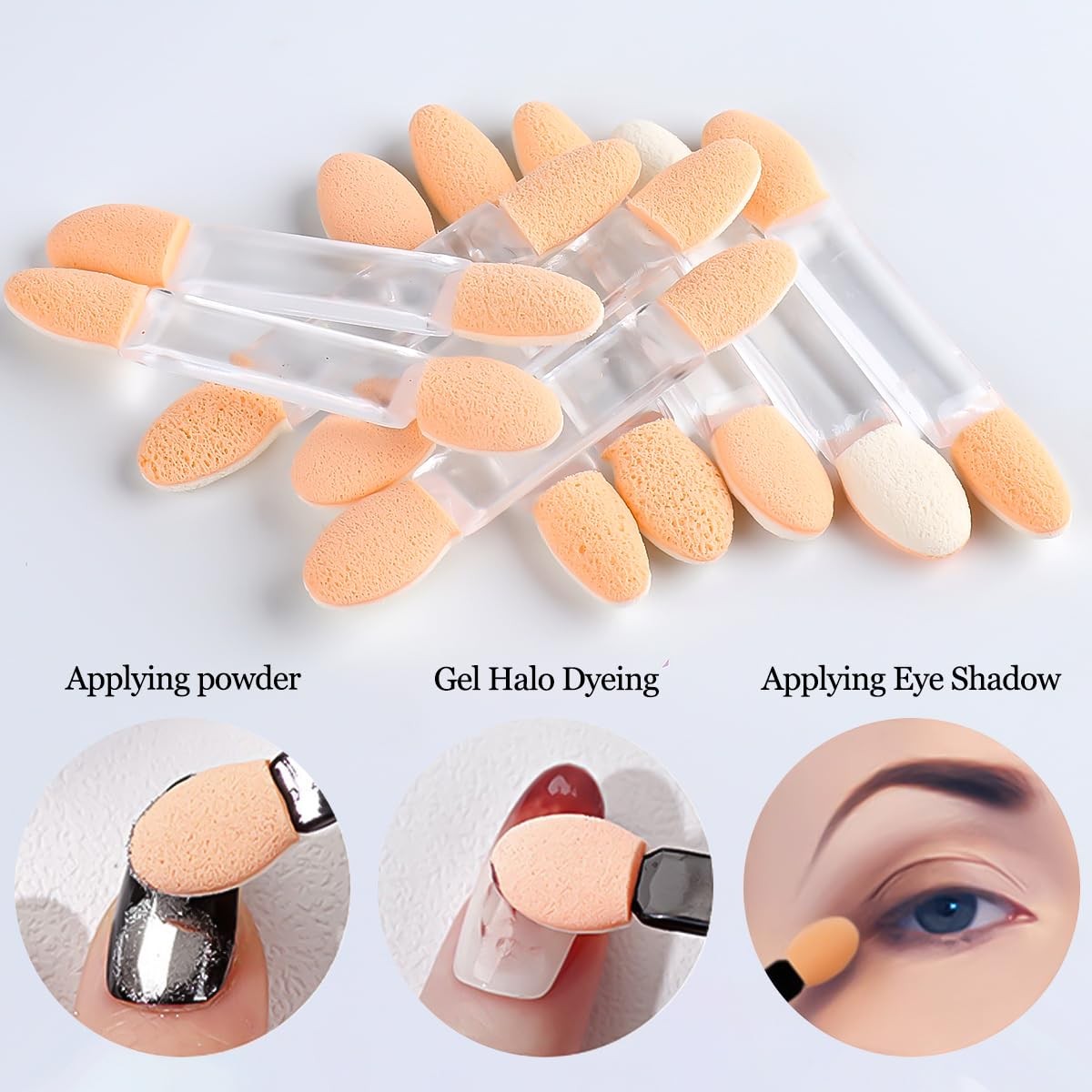16 Jars Chrome Nail Powder for Gel Nails, Holographic Mirror Metallic Effect Fin