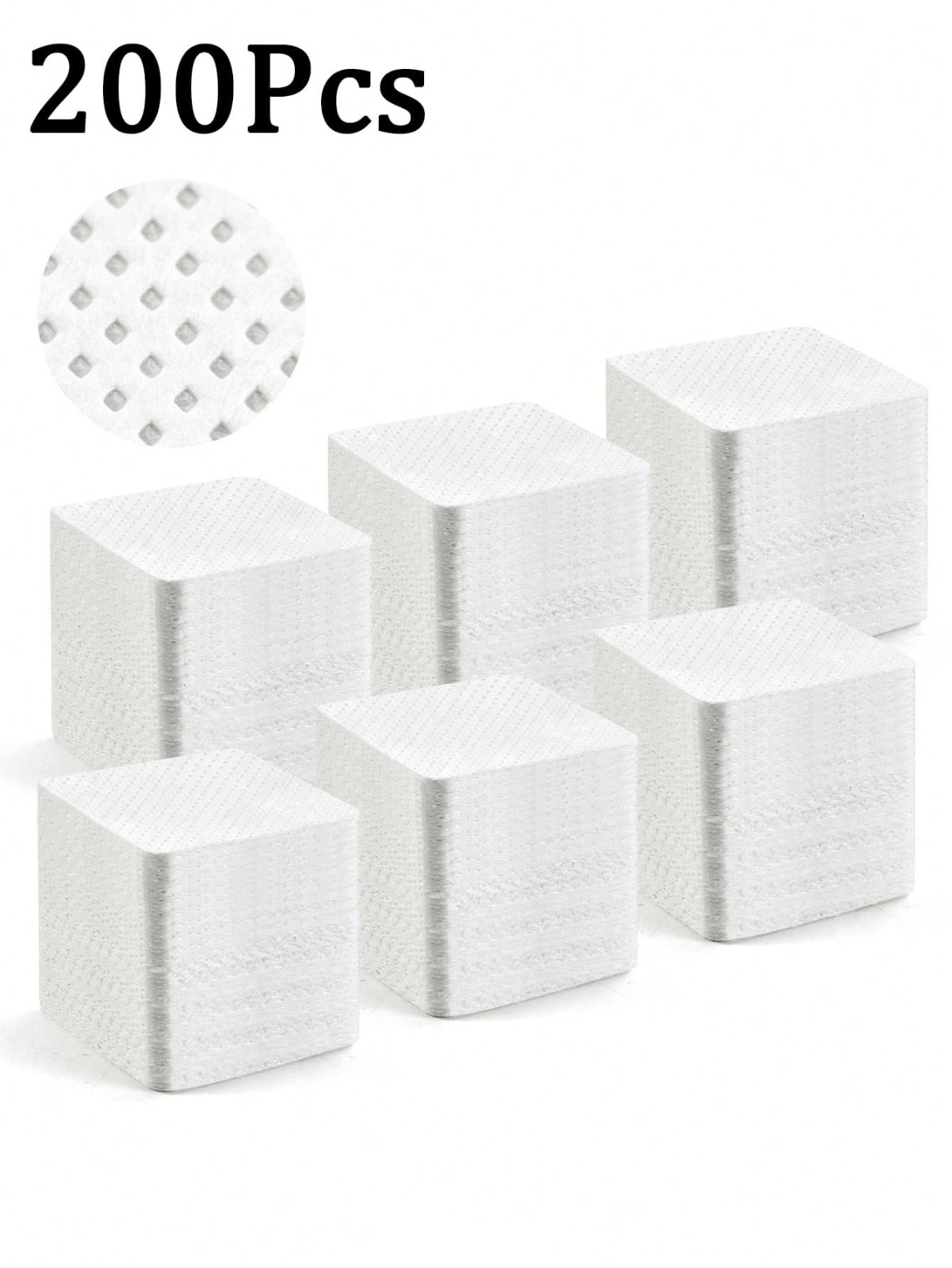 200 Pack Lint Free Nail Wipes Cotton Pads for Gel Polish Makeup Remover Prep