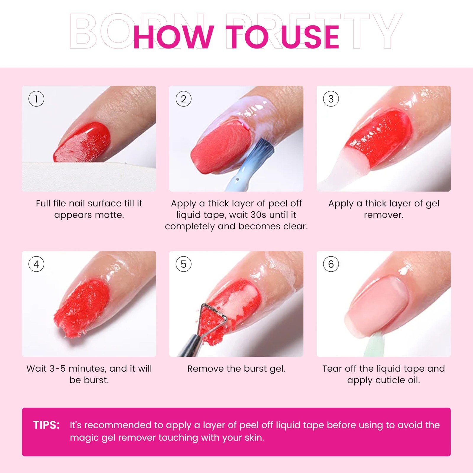 CARMEIN Gel Nail Polish Remover 15ml | Liquid Latex 2 Fl Oz (Pack of 1)