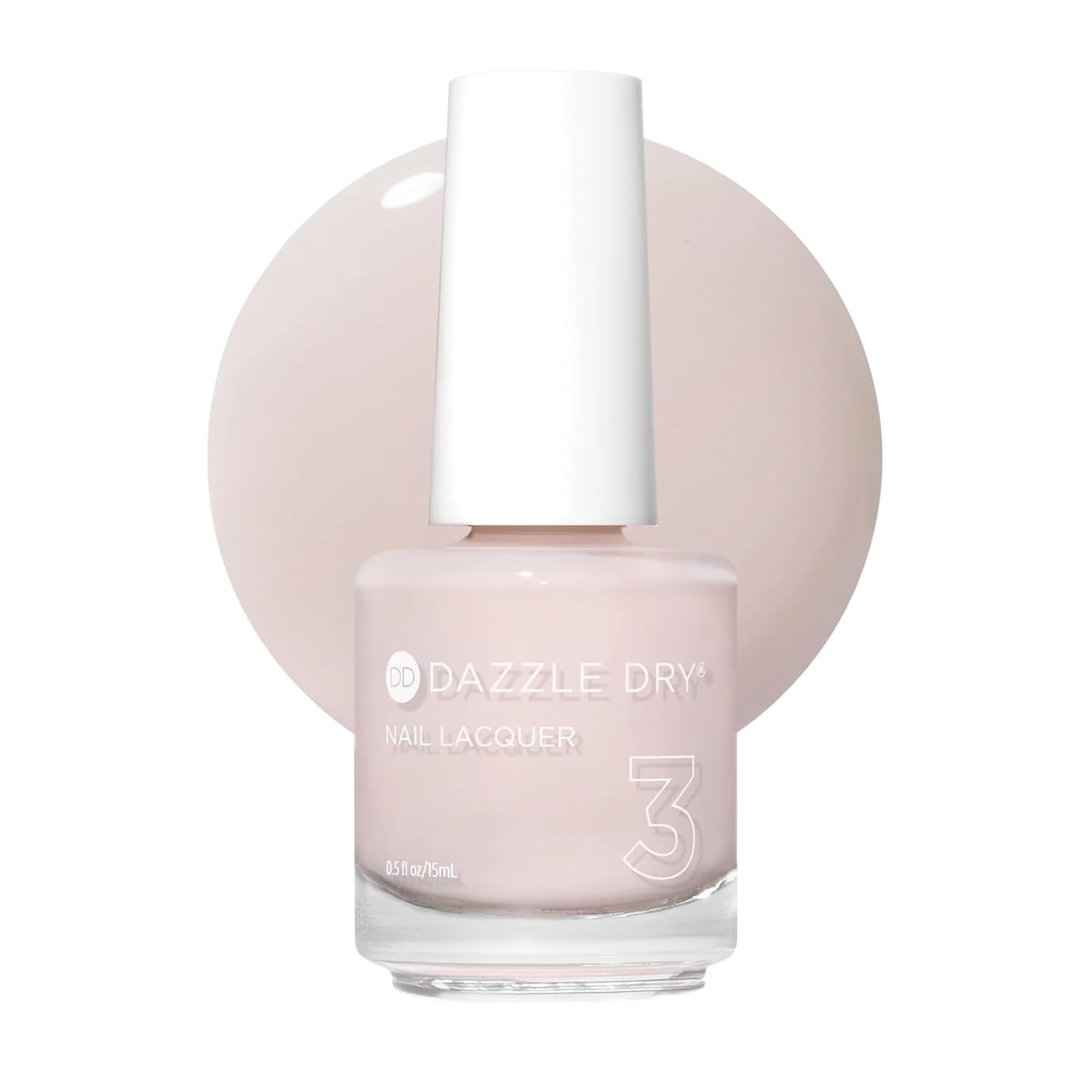 Nail Lacquer (Step 3) – Touch of Love – a Semi-Sheer Pale Chalky Pink. (0.5 Fl O