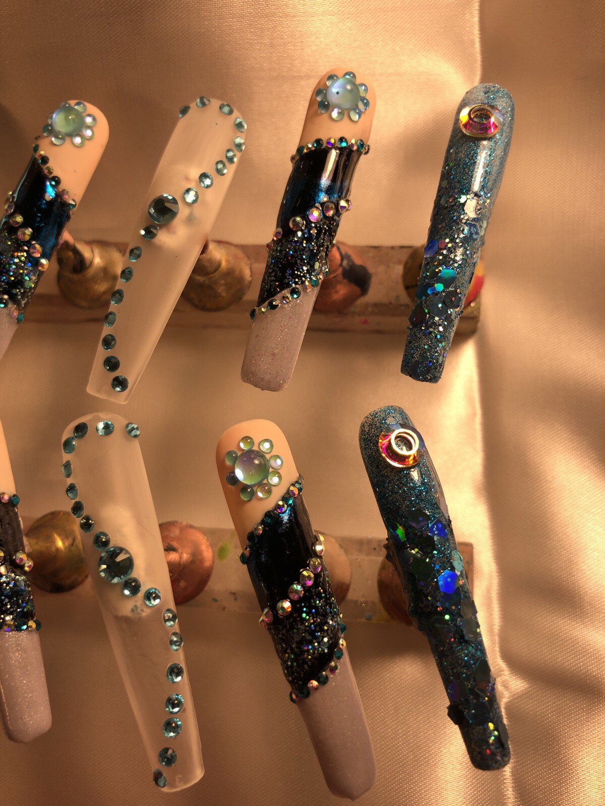 Z Nailz! Gorgeous set of Handmade XXXL Press On Nails