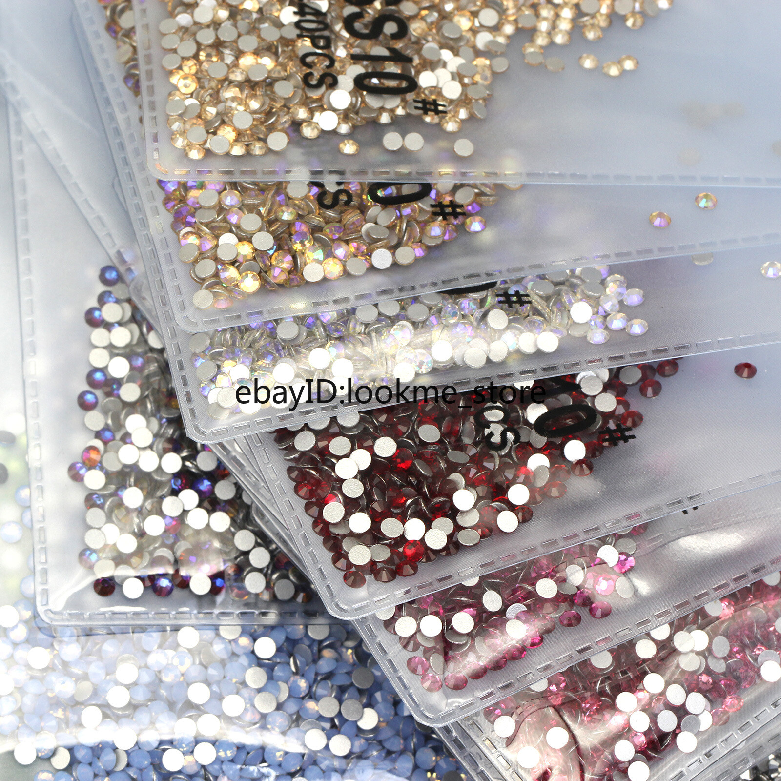 1440p 2.8mm (ss10) Crystal Glass Rhinestones Flatback Gems Nail Art Crafts Decor