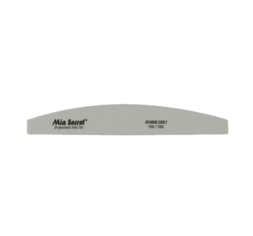 Mia Secret Nail File – Speedy Zebra/ Sponge (Diamond/Halfmoon) – Pick Yours