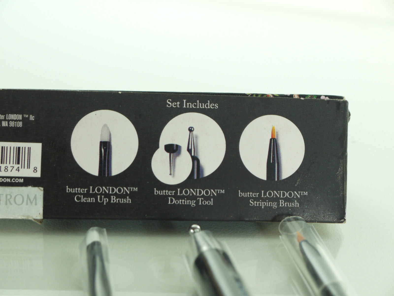 BUTTER LONDON BACKSTAGE BASICS NAIL ART TOOL KIT 3 PCS( REG $24.00