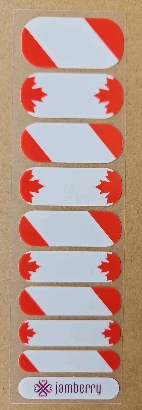 JAMBERRY TRUE NORTH HALF SHEET NAIL WRAP RETIRED GGG FEBRUARY 2019