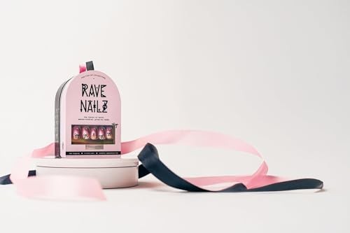 Press On Nails (24 Count) | Pink Cat Eye 3D False Oval Press On Nail Coquette