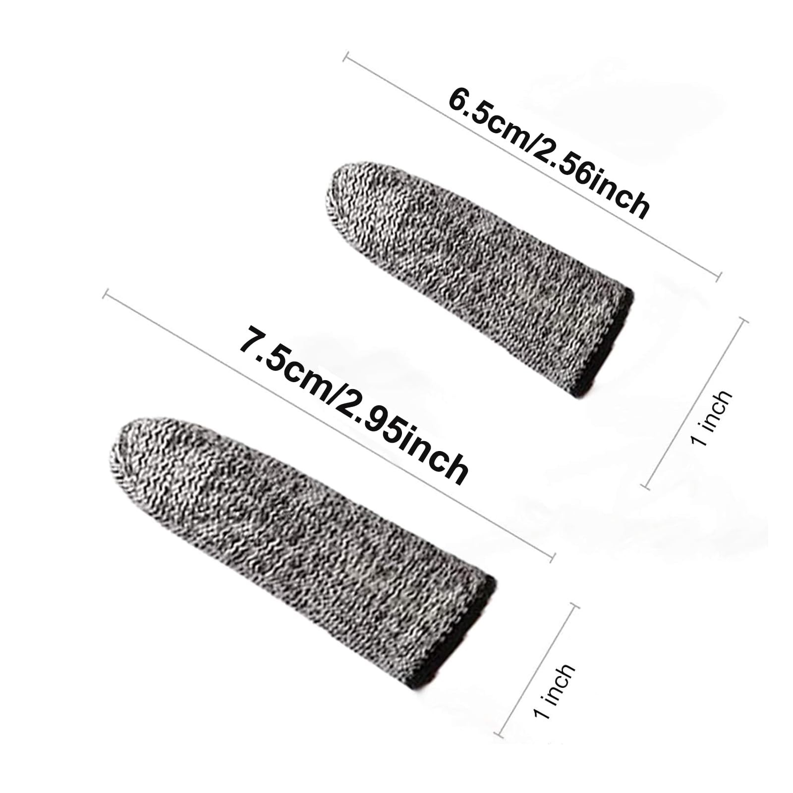 20 PCS Finger Cots Cut Resistant Protector, Finger Covers for Cuts, Gloves Li…