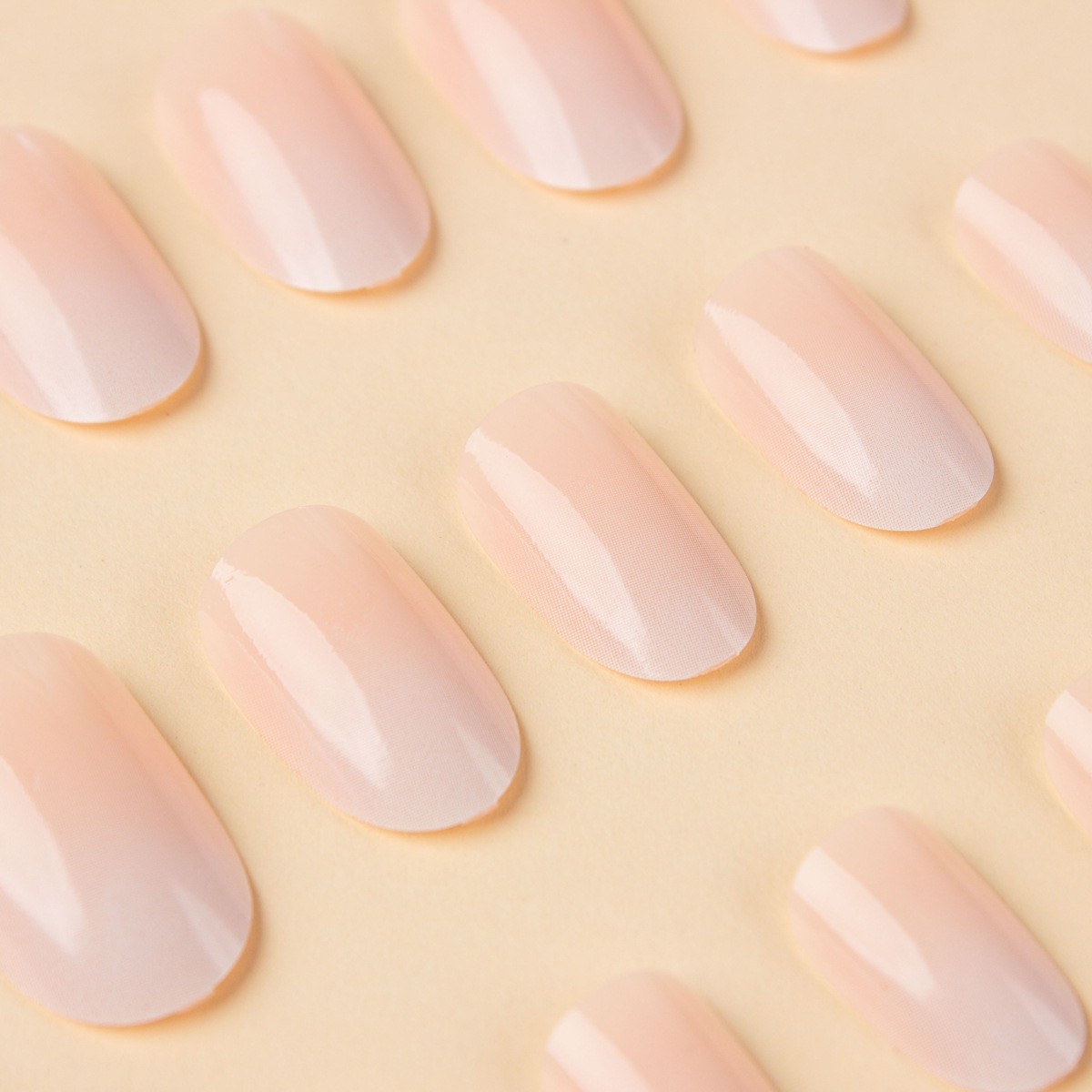 24pc Pink Press On Nails | Medium Oval | Reusable with Tools