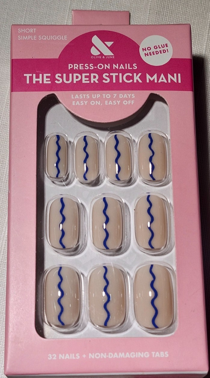 6 Different Press-On Nails Kits – 5 Olive & June and 1 imPRESS (BRAND NEW)