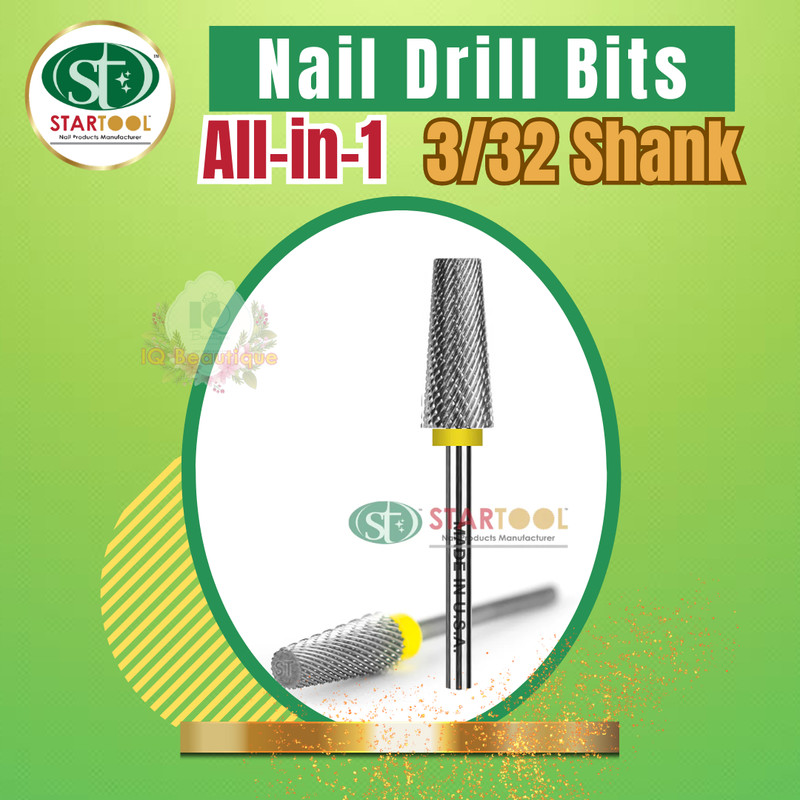 2 pcs of Startool All-in-1 Nail Drill Carbide Bit Taper Barrel 3/32 [Pick Any]