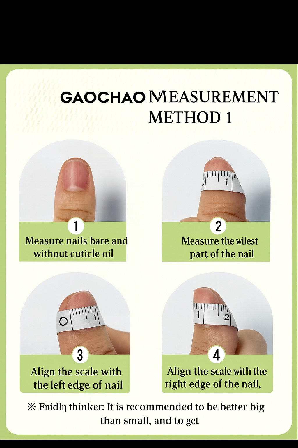 GAOCHAO handmade press on nails Dreamy Princess small