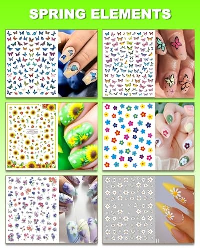 36 Sheets All Holiday Nail Art Stickers, Mixed Season 36 Sheets, All Holiday