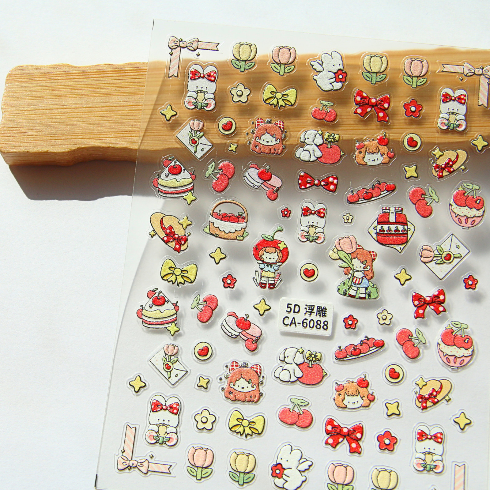 5D Kawaii Anime Nail Stickers | High-Quality Nail Supplies for DIY Nails