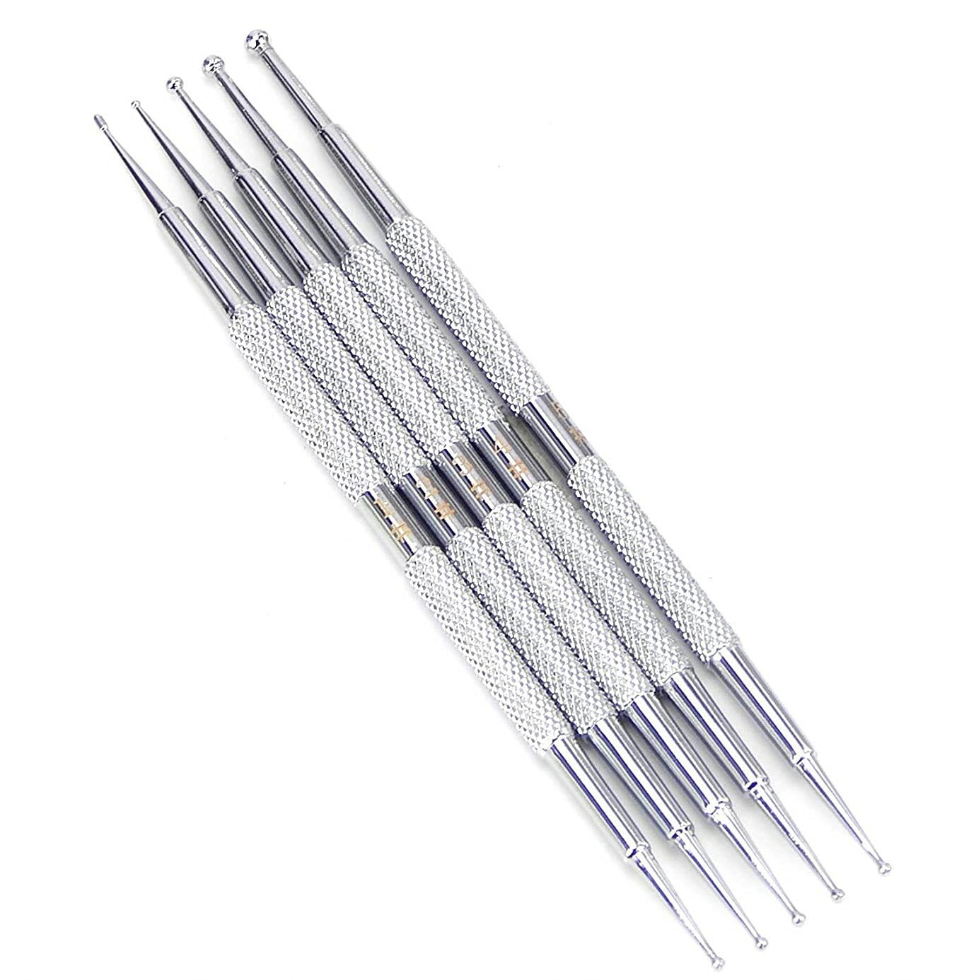 5PCS 2 WAY DOTTING PEN NAIL TOOLS