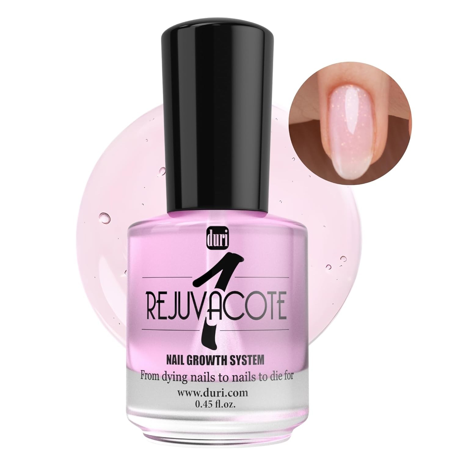 0.45 Fl Oz (Pack of 1), Rejuvacote 1 Original Maximum Strength Nail Growth…