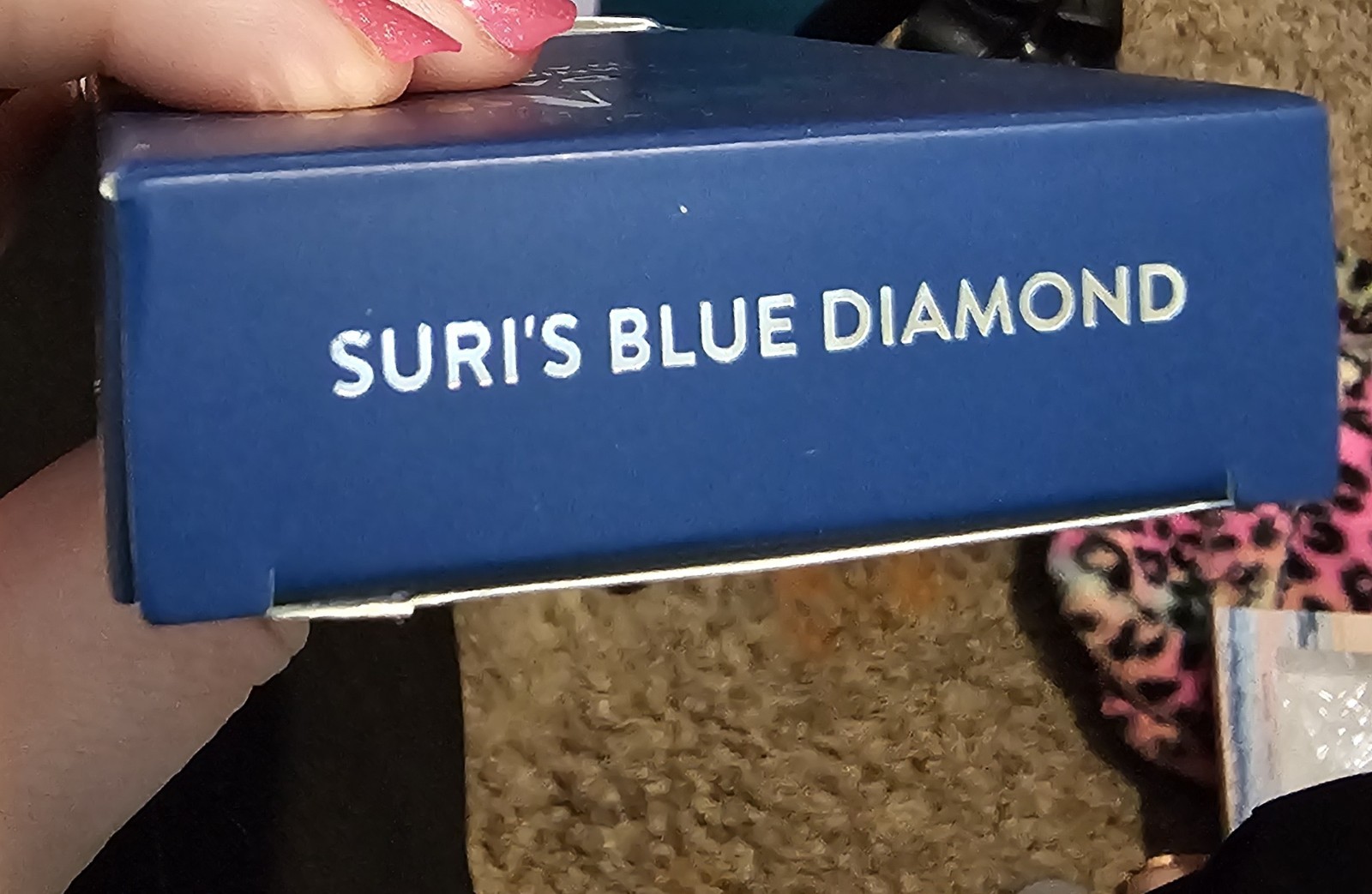 Red Aspen Nail Dashes Suri’s Blue Diamond