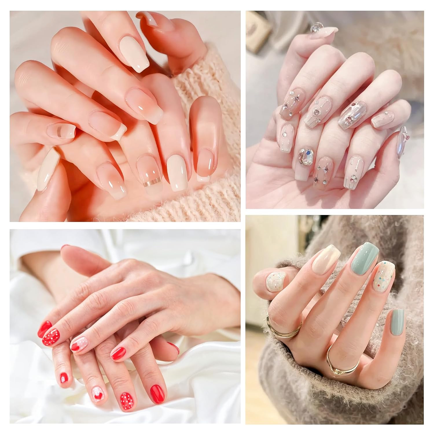 1 pincel de doble punta para unas de gel duro para gel constructor y poligel