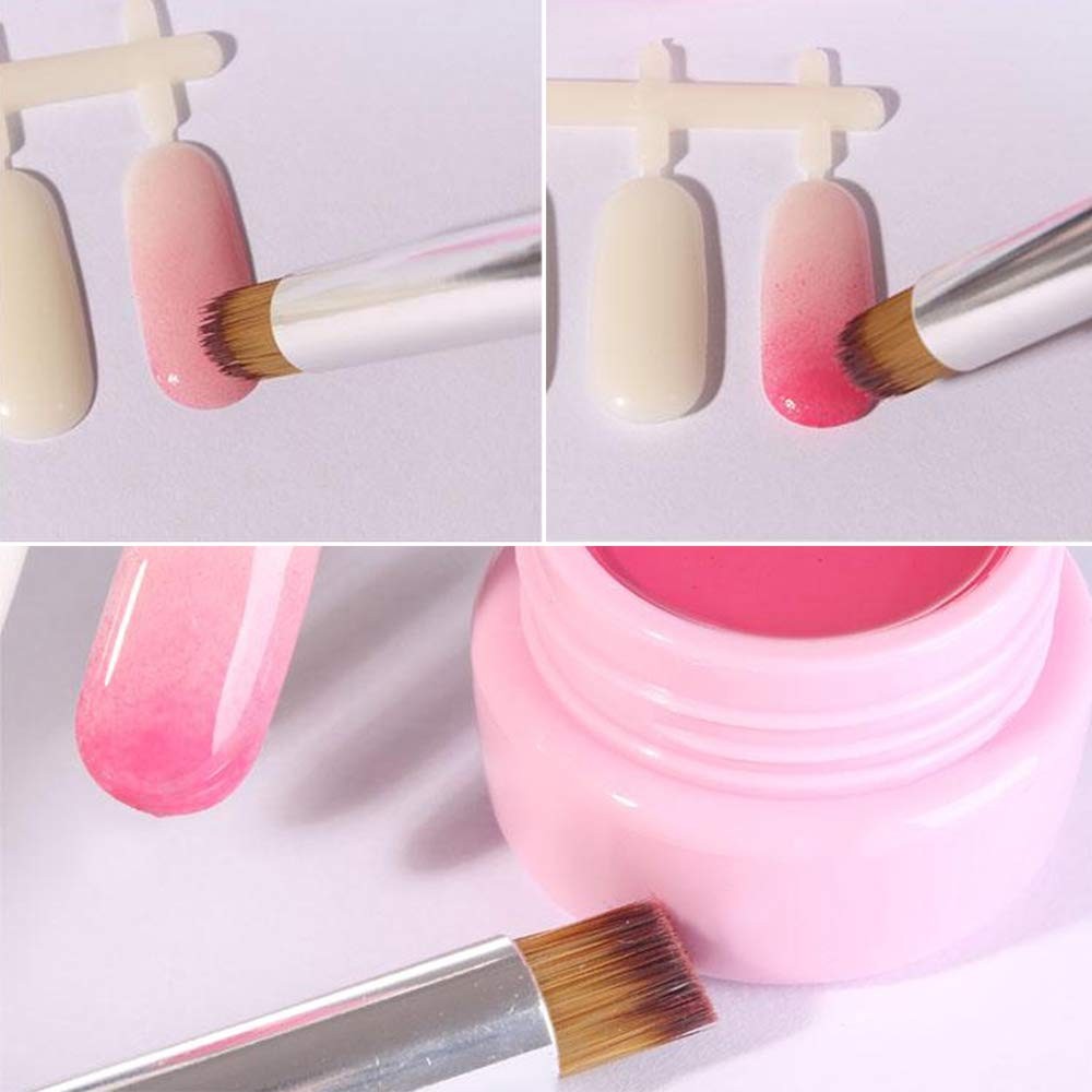 3 Pc Ombre Nail Brush Set Double Head Sponge Pen Nail Gradient Manicure Tools